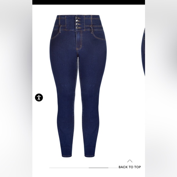 City Chic Harley Corset Jeans - Picture 8 of 8